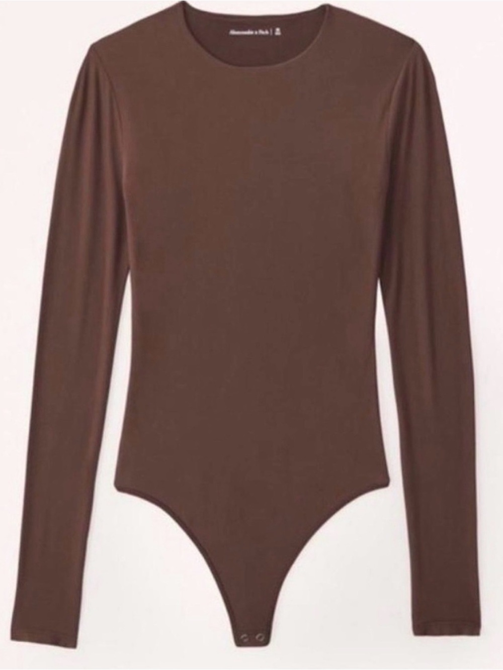 Abercrombie & Fitch Brown Long-Sleeve Bodysuit